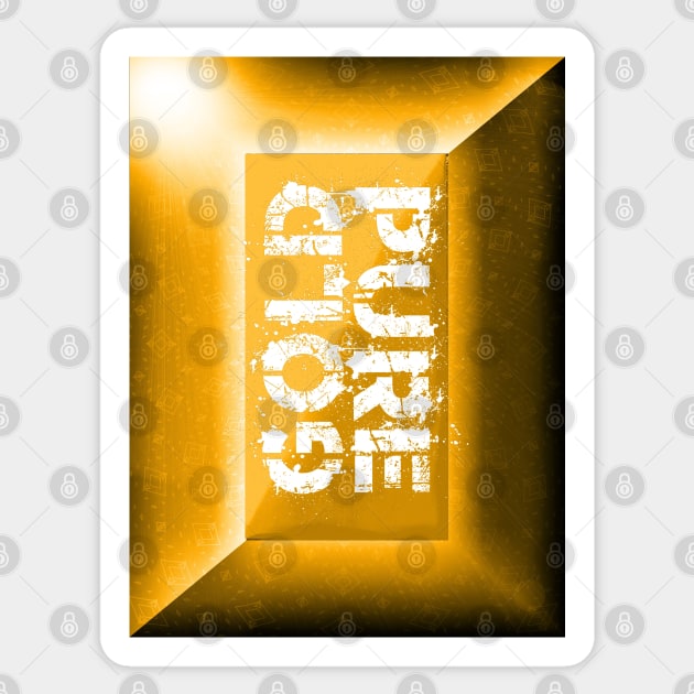 Pure Solid Gold Price Investments Sticker by PlanetMonkey
